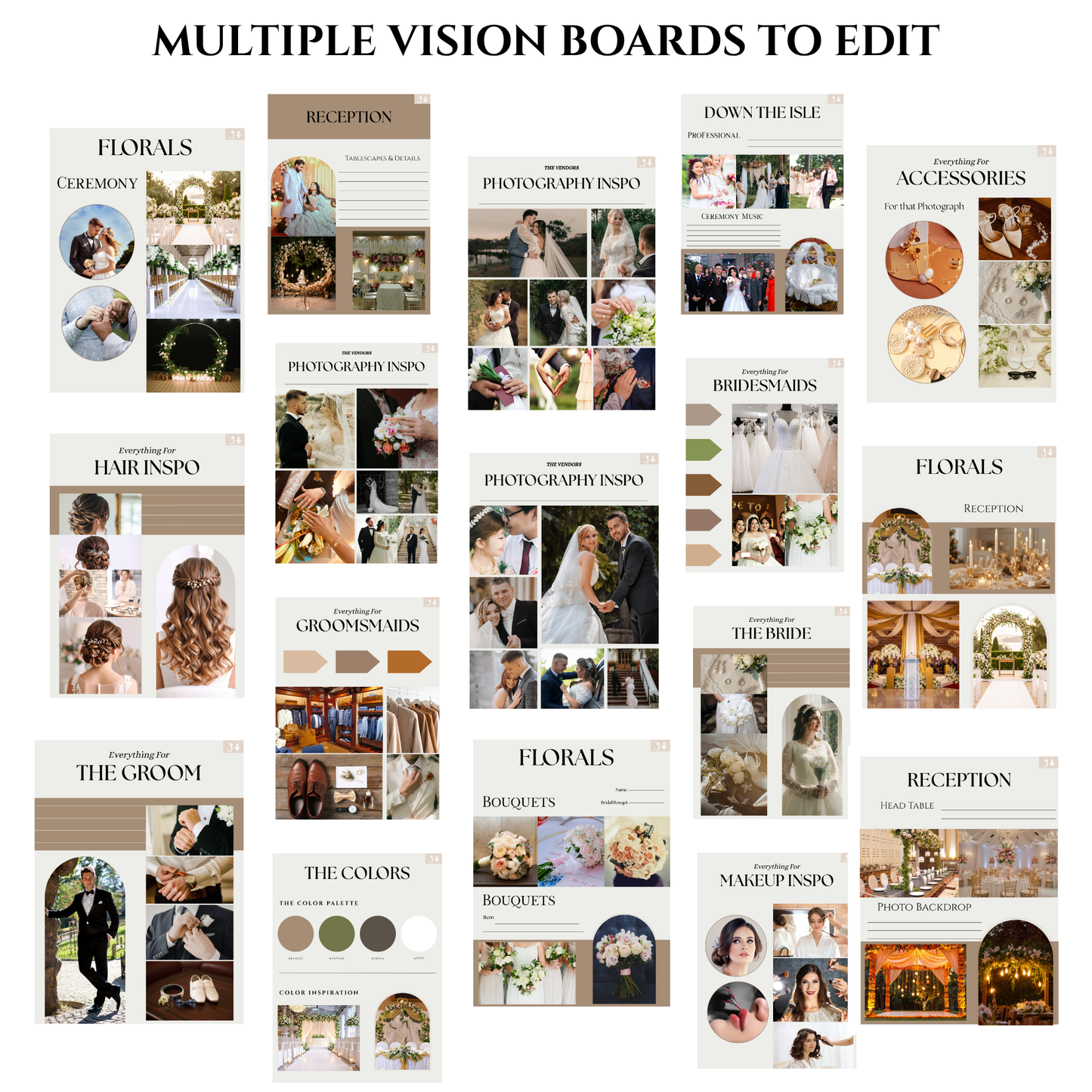 Editable Wedding Planner Template