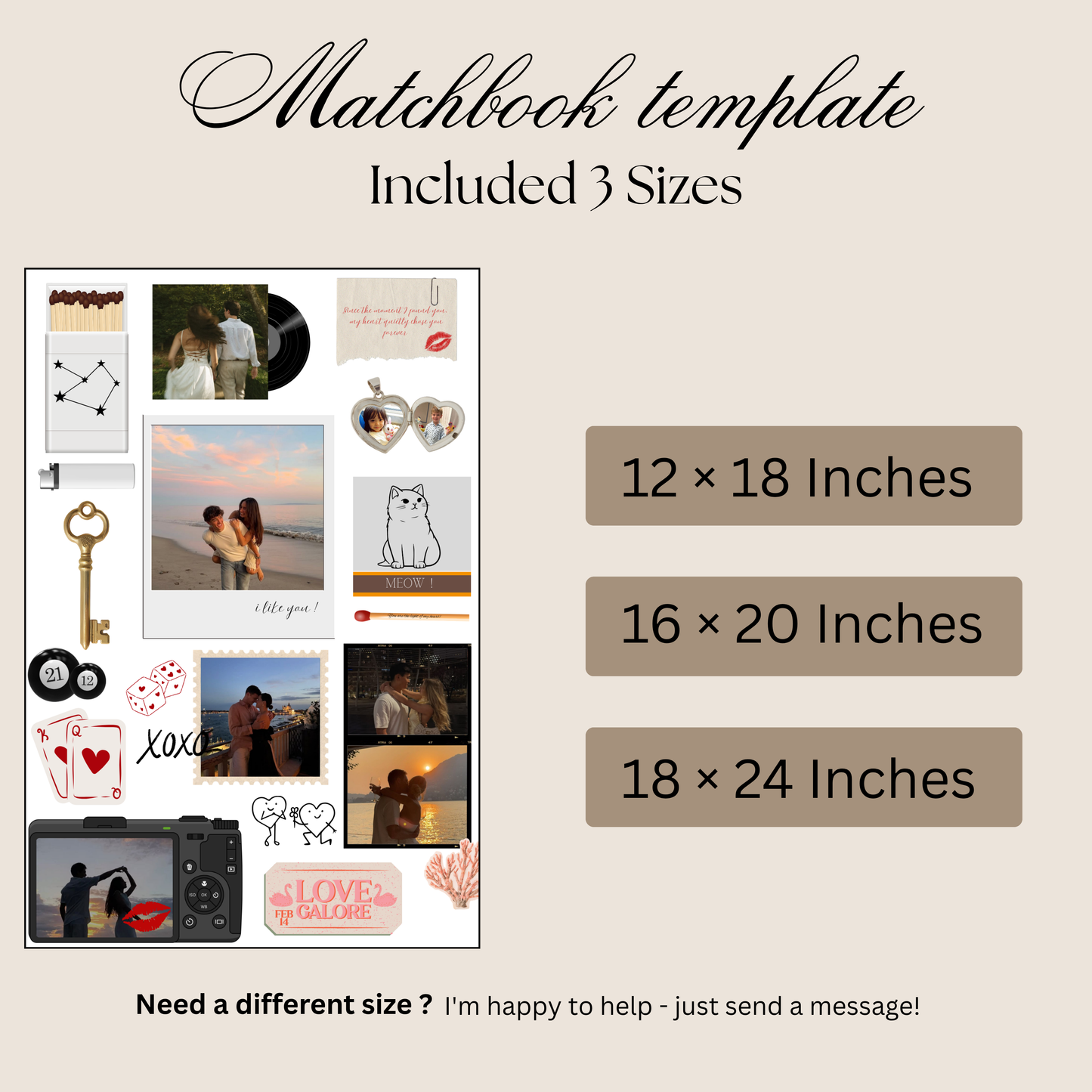Matchbox Poster Template Canva Editable