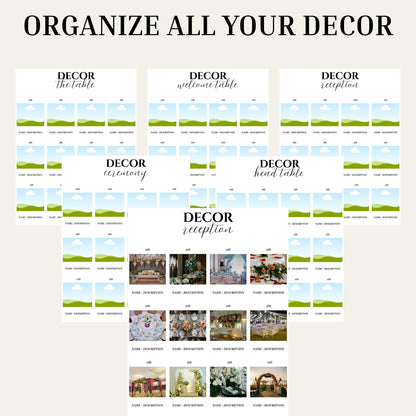 Wedding Planning Bundle - Editable 80+ Pages Instant Download