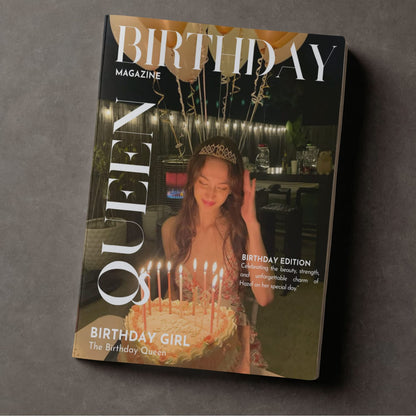 Birthday Magazine Template (Digital Download)
