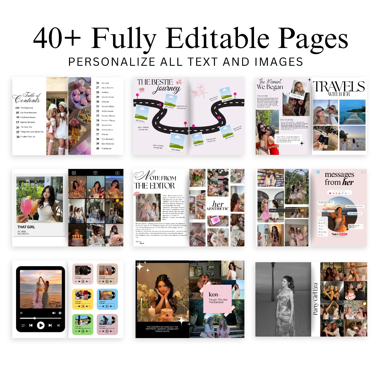 40+ pages of pure her — and she will absolutely lose it.