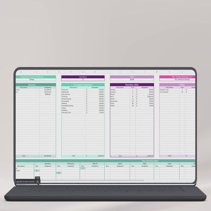 Google Sheet Finance Dashboard: Budget Planner,Expense Tracker(Digital Download)